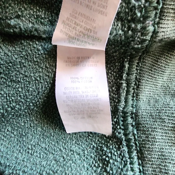 Aerie Womens Beach Weekend Oversized Vintage Washed Green Hoodie Sz Medium - Picture 6 of 6